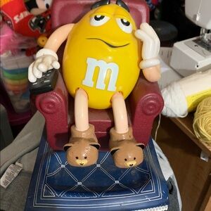 M & M Candy Yellow Recliner Collectible